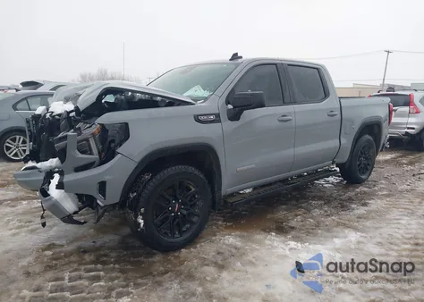 2024 GMC Sierra 1500 4Wd Short Box Elevation With 3Sb from USA, damaged, VIN 1GTUUCED6RZ147595